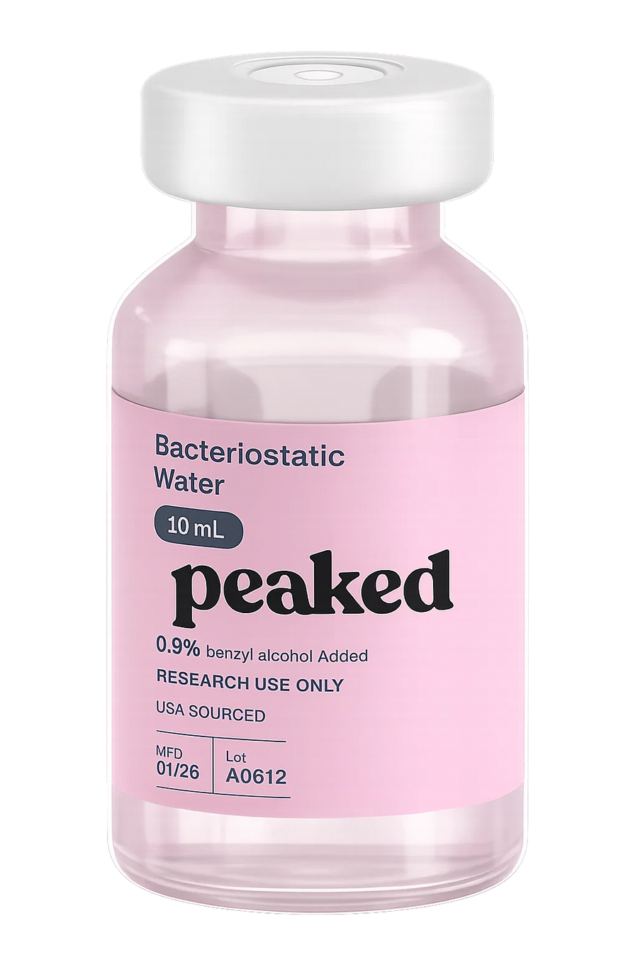 Peeked Bacteriostatic Water